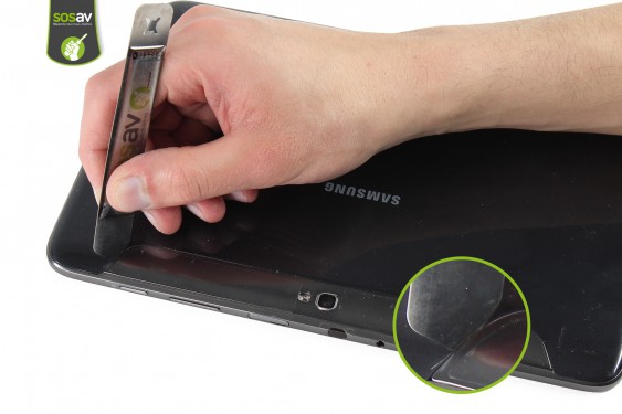 Guide photos remplacement capteur du stylet Galaxy Note 10.1 (Etape 3 - image 1)