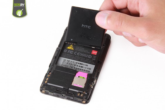 Guide photos remplacement batterie HTC Titan (Etape 3 - image 4)