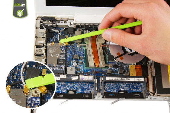 Guide photos remplacement haut-parleur gauche Macbook Core 2 Duo (A1181 / EMC2200) (Etape 10 - image 2)