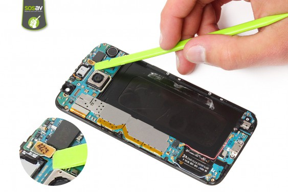 Guide photos remplacement connecteur de charge Samsung Galaxy S6 (Etape 12 - image 1)