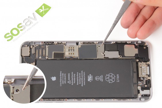 Guide photos remplacement bouton power iPhone 6 Plus (Etape 9 - image 2)