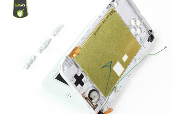 Guide photos remplacement boutons d'action/d'allumage/power/centraux Nintendo 3DS XL (Etape 42 - image 1)