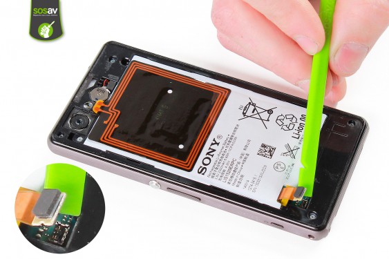 Guide photos remplacement batterie  Xperia Z1 Compact (Etape 8 - image 3)