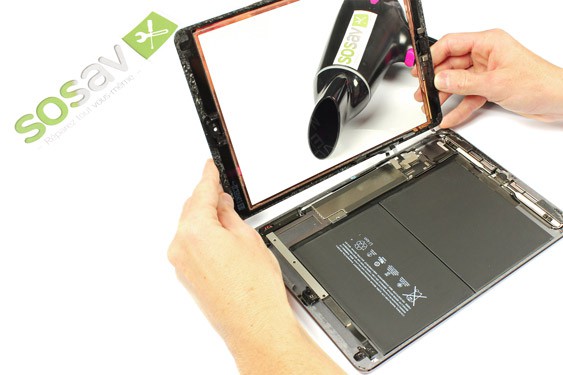 Guide photos remplacement vitre tactile iPad Air 1 WiFi (Etape 17 - image 2)