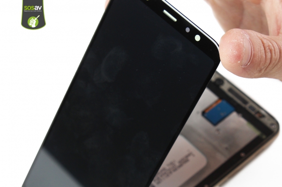 Guide photos remplacement capteur d'empreinte Galaxy A6+ (2018) (Etape 9 - image 2)