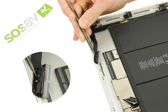 Guide photos remplacement haut-parleur externe (hp du bas) iPad 3 WiFi (Etape 20 - image 2)