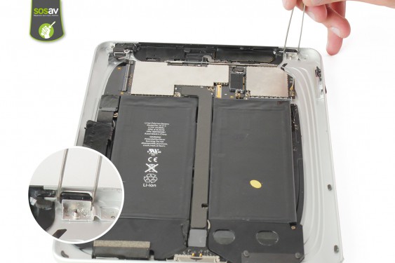 Guide photos remplacement bouton power iPad 1 3G (Etape 12 - image 1)