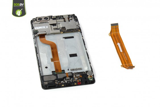 Guide photos remplacement nappe de liaison connecteur de charge Huawei P9 (Etape 21 - image 1)