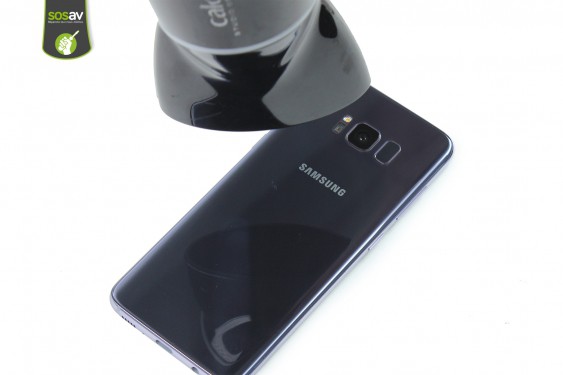 Guide photos remplacement vitre arrière Samsung Galaxy S8  (Etape 2 - image 1)