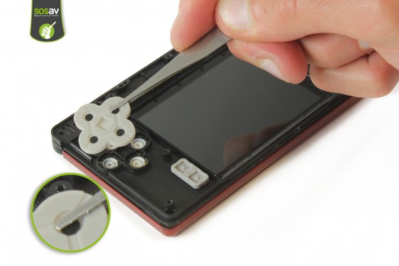 Guide photos remplacement ecran supérieur et haut-parleurs Nintendo DS Lite (Etape 24 - image 2)