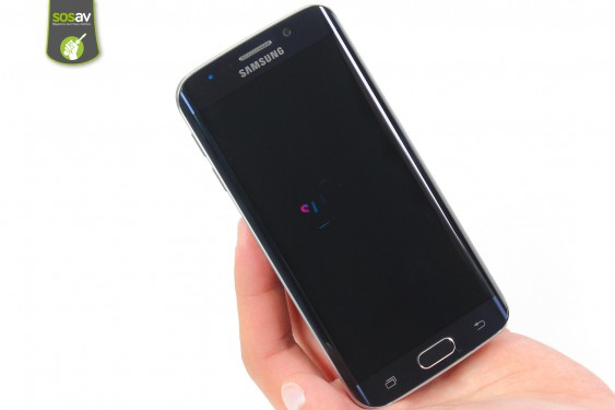 Guide photos remplacement câble d'interconnexion de l'antenne gsm Samsung Galaxy S6 Edge (Etape 1 - image 4)