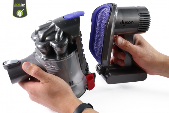 Guide photos remplacement filtre Aspirateur Dyson DC45 Animal Pro (Etape 4 - image 3)