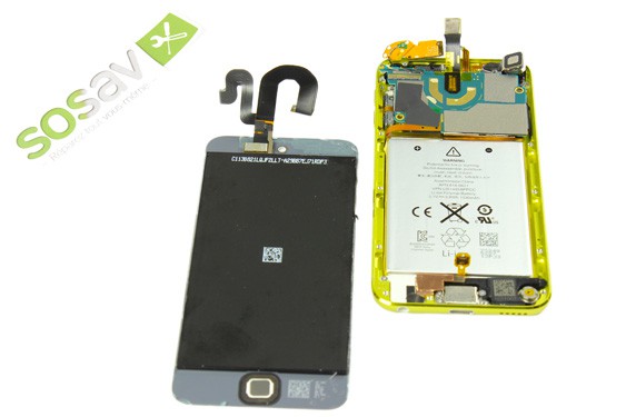 Guide photos remplacement prise jack, connecteur de charge, haut parleur interne iPod Touch 5e Gen (Etape 24 - image 3)