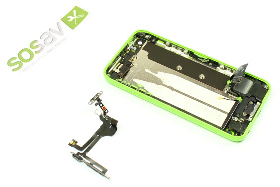 Guide photos remplacement nappe power vibreur volume iPhone 5C (Etape 39 - image 1)