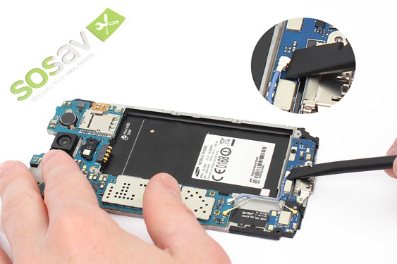 Guide photos remplacement antenne bluetooth Samsung Galaxy S5 (Etape 27 - image 1)