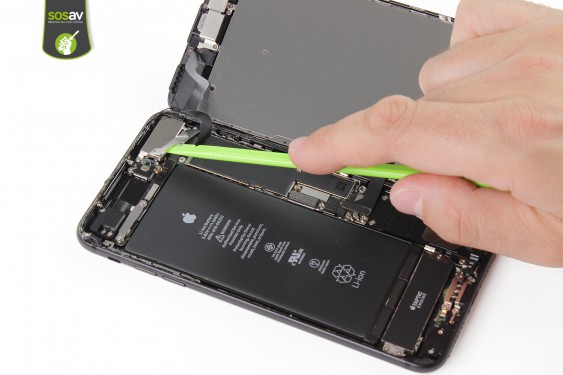 Guide photos remplacement nappe power, vibreur, volume, flash et micro externe iPhone 7 Plus (Etape 9 - image 3)