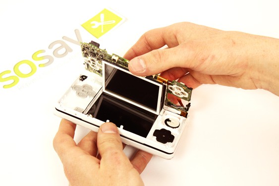 Guide photos remplacement vitre ecran lcd haut Nintendo 3DS (Etape 20 - image 2)
