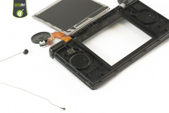 Guide photos remplacement ecran supérieur et haut-parleurs Nintendo DS Lite (Etape 42 - image 1)