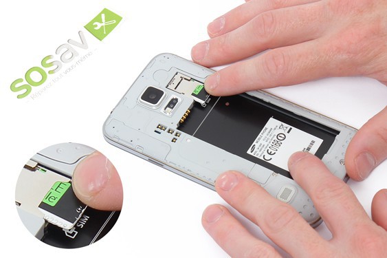 Guide photos remplacement haut parleur externe Samsung Galaxy S5 (Etape 7 - image 2)