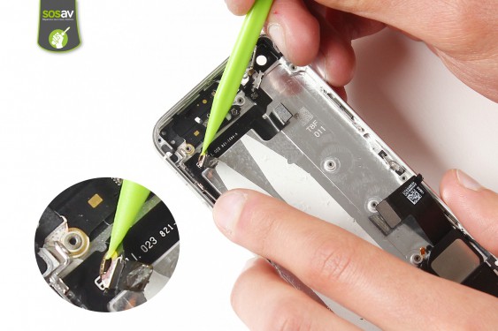 Guide photos remplacement nappe power, vibreur & volume iPhone 5S (Etape 33 - image 4)