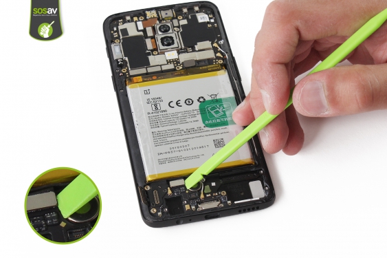 Guide photos remplacement connecteur de charge OnePlus 6 (Etape 16 - image 3)