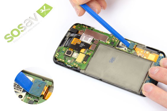 Guide photos remplacement connecteur de charge Nexus 4 (Etape 17 - image 1)