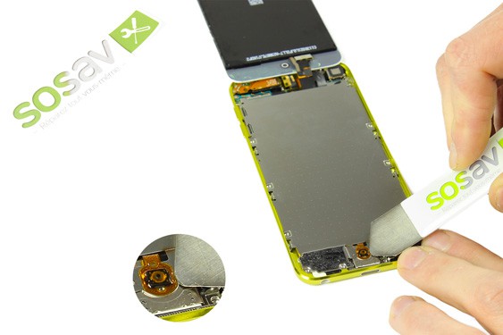 Guide photos remplacement bouton power iPod Touch 5e Gen (Etape 13 - image 1)