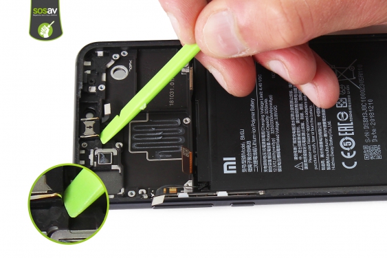 Guide photos remplacement capteur proximité Xiaomi Mi 8 Lite (Etape 19 - image 1)