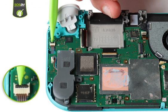 Guide photos remplacement antenne wifi supérieure Nintendo Switch Lite (Etape 18 - image 2)