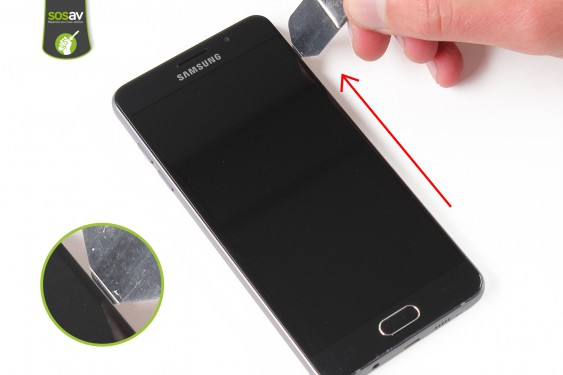 Guide photos remplacement haut-parleur externe Samsung Galaxy A5 2016 (Etape 8 - image 2)