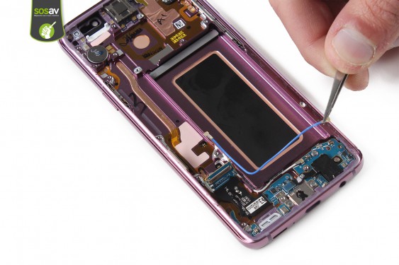 Guide photos remplacement connecteur de charge Galaxy S9 (Etape 25 - image 4)