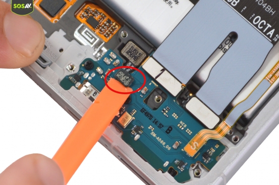 Guide photos remplacement connecteur de charge Galaxy A56 (Etape 6 - image 4)