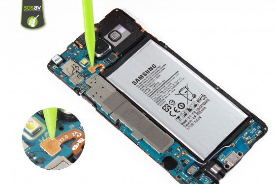 Guide photos remplacement câble d'interconnexion Samsung Galaxy A7 (Etape 23 - image 2)