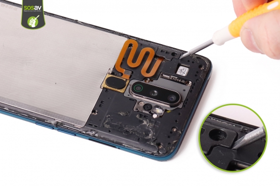 Guide photos remplacement haut-parleur interne Oppo A9 (2020) (Etape 9 - image 1)