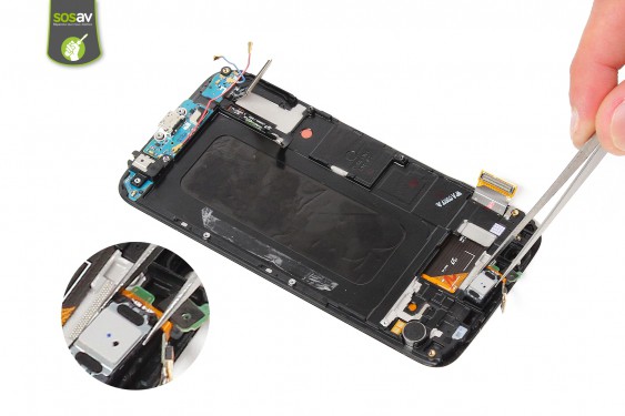 Guide photos remplacement haut-parleur interne/led infrarouge Samsung Galaxy S6 (Etape 16 - image 2)