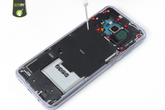 Guide photos remplacement haut-parleur externe Samsung Galaxy S8+ (Etape 8 - image 1)