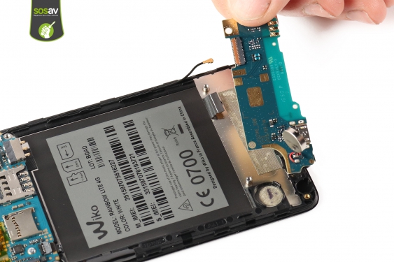 Guide photos remplacement connecteur de charge Wiko Rainbow Lite 4G  (Etape 12 - image 3)