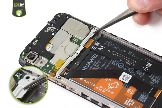 Guide photos remplacement batterie Huawei Y6 2019 (Etape 8 - image 2)