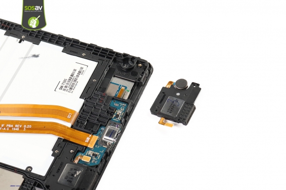 Guide photos remplacement haut-parleur bas gauche + vibreur Galaxy Tab A 10,5 (2018) (Etape 10 - image 1)