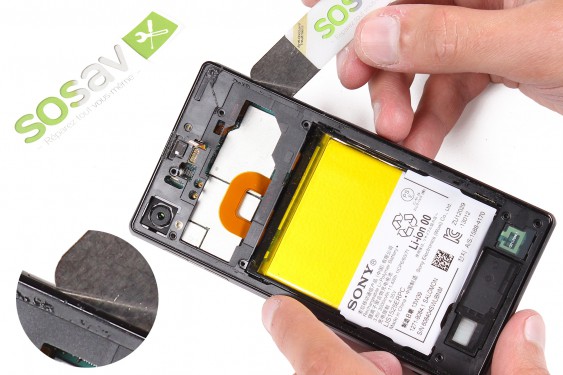 Guide photos remplacement batterie Xperia Z1 (Etape 6 - image 2)