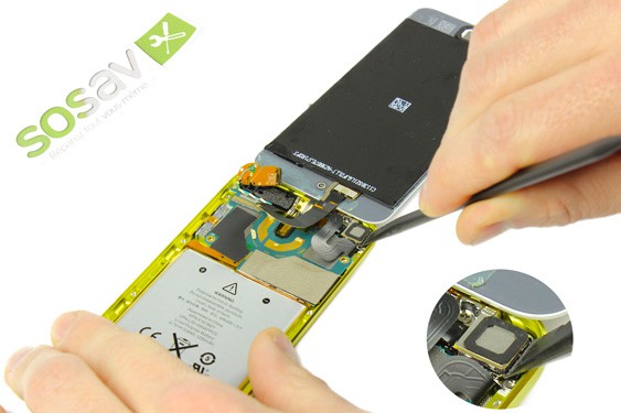 Guide photos remplacement prise jack, connecteur de charge, haut parleur interne iPod Touch 5e Gen (Etape 19 - image 1)