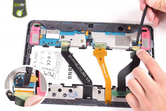 Guide photos remplacement nappe de liaison de l'écran lcd  (Etape 5 - image 2)