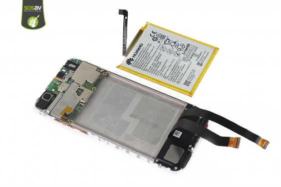 Guide photos remplacement batterie Huawei Y6 2018 (Etape 13 - image 1)