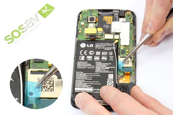 Guide photos remplacement connecteur de charge Nexus 4 (Etape 10 - image 2)
