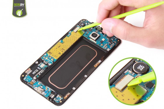 Guide photos remplacement connecteur de charge Samsung Galaxy S6 Edge + (Etape 13 - image 3)