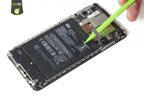 Guide photos remplacement nappe connecteur de charge Redmi Note 5 (Etape 8 - image 3)