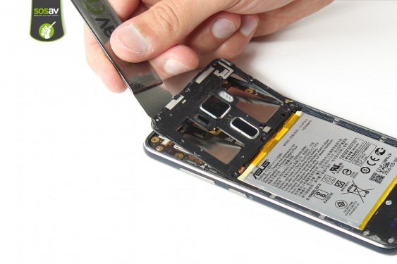 Guide photos remplacement carte connecteur de charge / vibreur  Asus Zenfone 3 (Etape 13 - image 2)