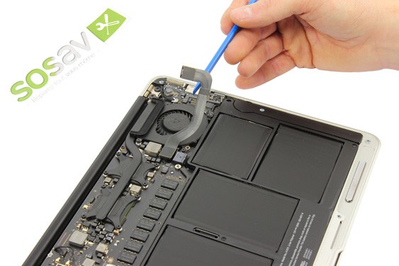 Guide photos remplacement carte d'alimentation (magsafe) MacBook Air 11" Fin 2010 (EMC 2393) (Etape 7 - image 3)