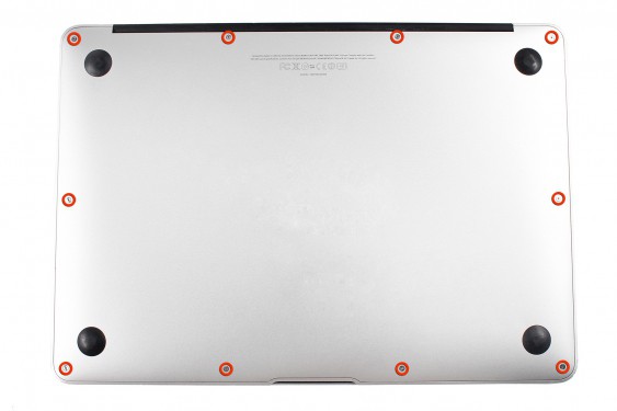 Guide photos remplacement microphone Macbook Air 13" mi-2011 EMC2469 (A1369) (Etape 1 - image 1)
