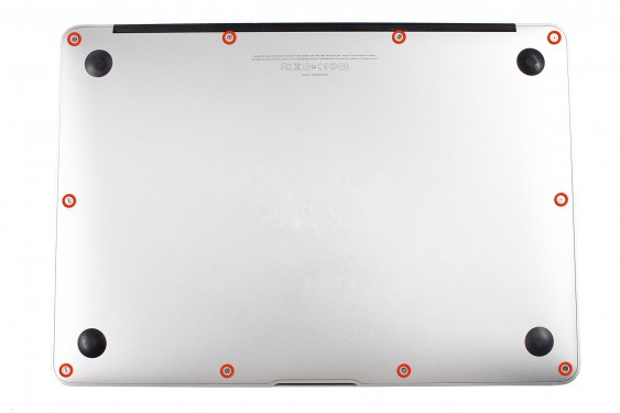 Guide photos remplacement haut-parleur gauche Macbook Air 13" mi-2011 EMC2469 (A1369) (Etape 1 - image 1)